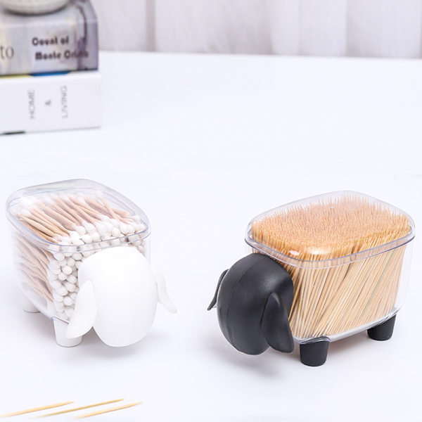 Stationery Toothpicks Sundries Desktop Storage Box Transparent V