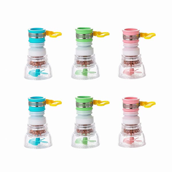 Mini kranvattenfilter, 6 stycken kökskranvattenfilter,