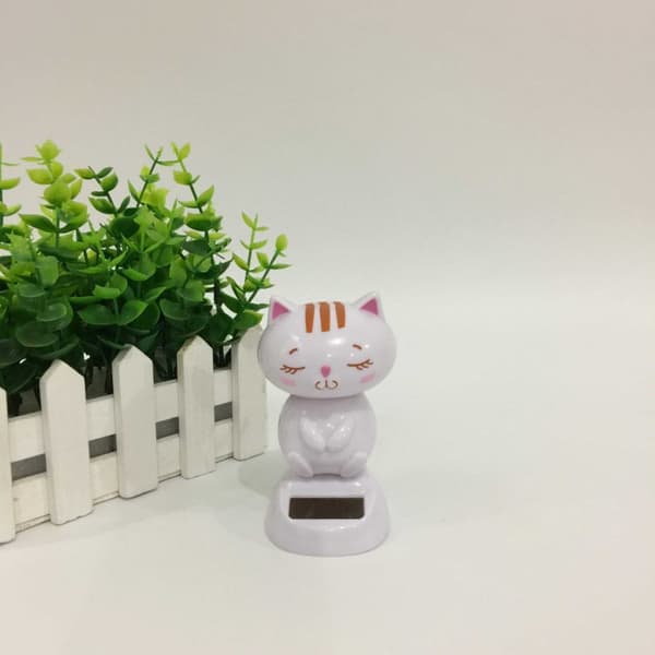 Den hvide kat - Ny idé Swing æbleblomst Pussycat tre Paparaz