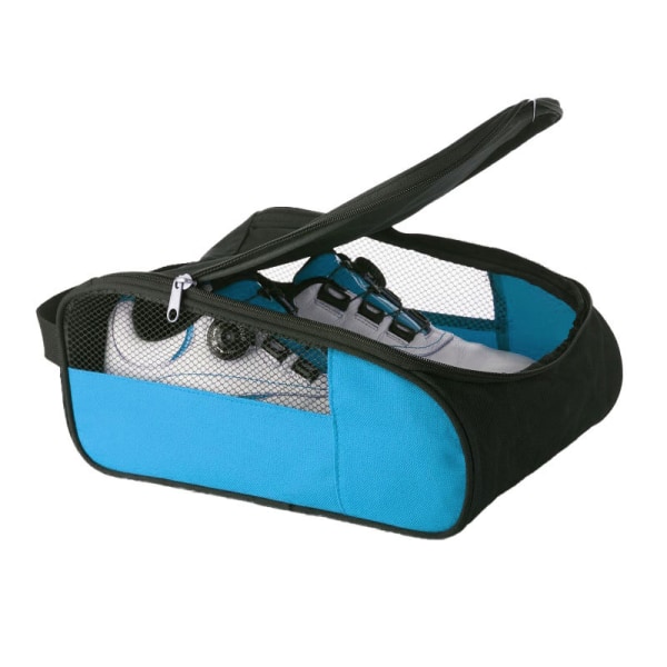 Golfskotaske (sort og blå), golfskotaske til mænd/kvinder, lynlås