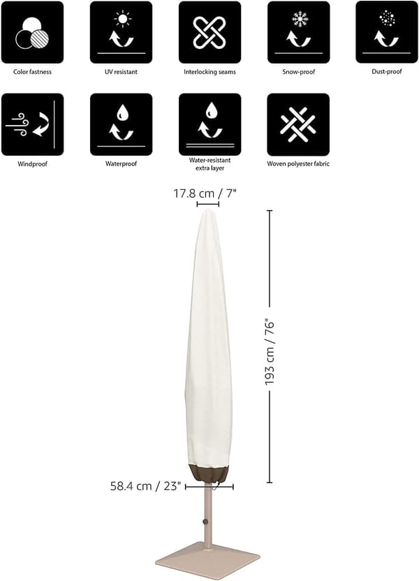 1 stk. paraplybetræk længde 193cm