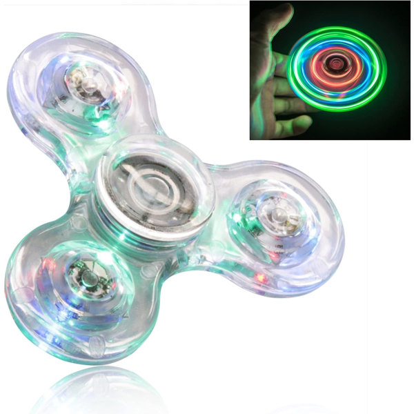 LED Light Fidget Spinner, Light Fidget Finger Toy Hand Spinner -