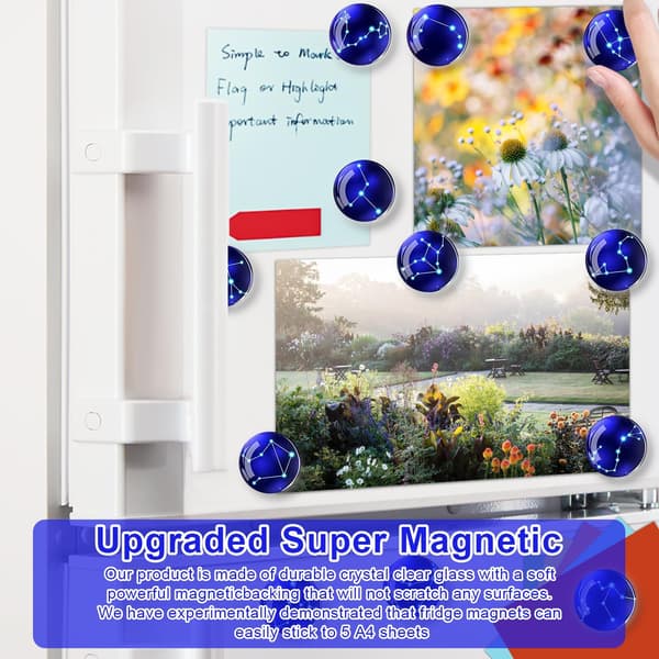 (12 stykker) Kjøleskapmagneter - Stjernebilder