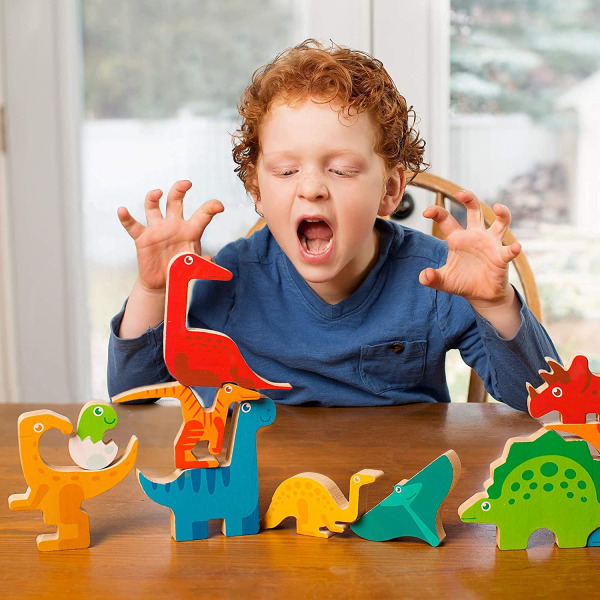 Dinosauriepussel för barn och barn över 3 år 3D wo