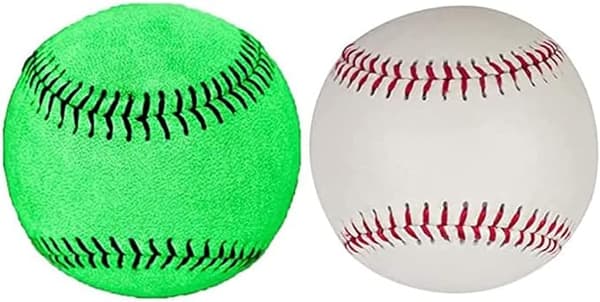 2 stk. Holografisk reflekterende lysende baseball, lysende baseball,