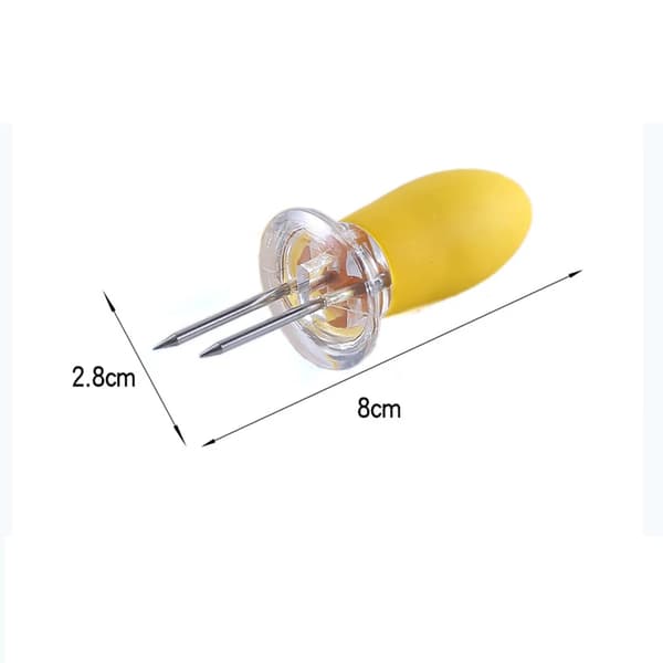 5 par rustfrie stål maisstativer, maispindstativer, bar