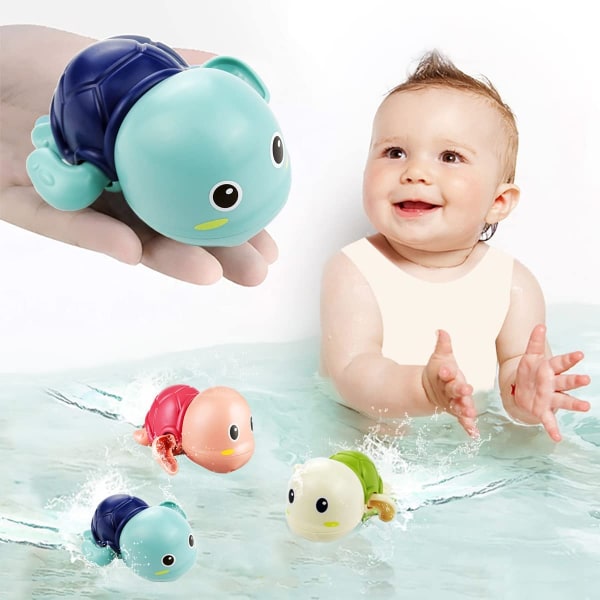 Badelegetøj, søde badelegetøj til badeskildpadder til 1-3-årig Tod