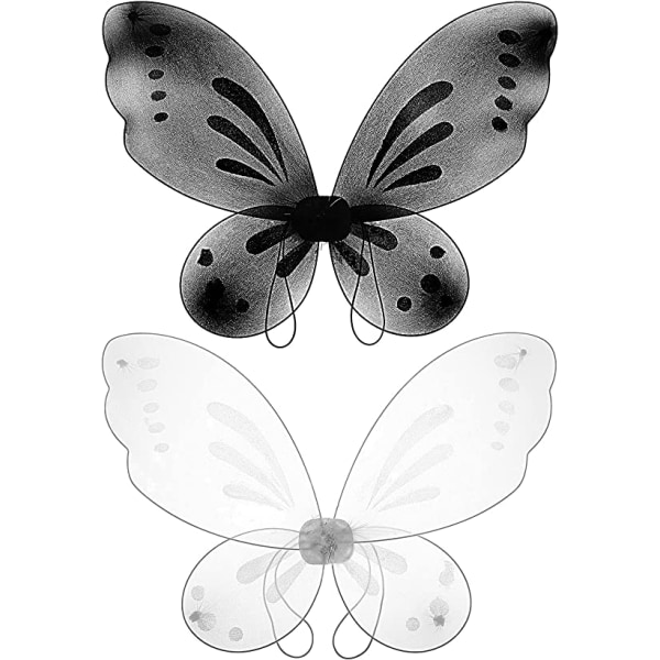 2 stykker sommerfugl fe vinger Sommerfugl vinge kjole op