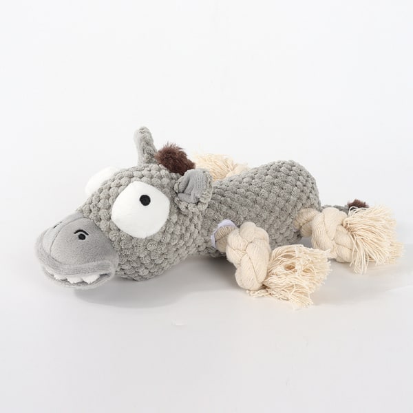 Hundleksaker, pipiga hund leksaker, hållbara plysch hund leksaker, tuggleksak