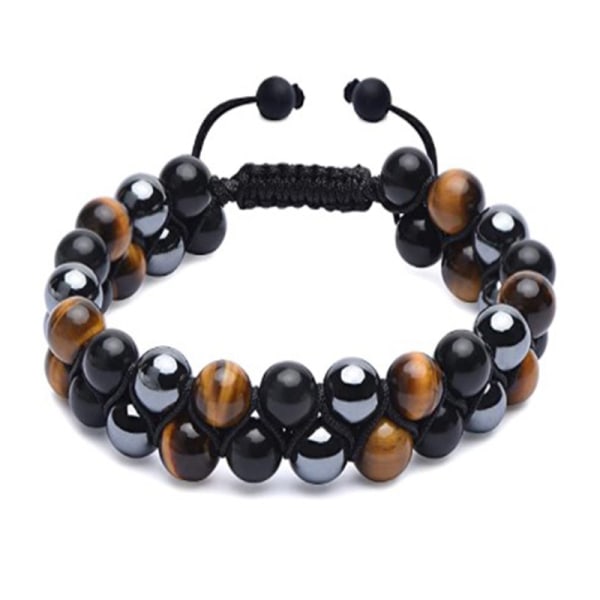 Natural Stone Bracelet for Men, Adjustable Bracelet of Essential