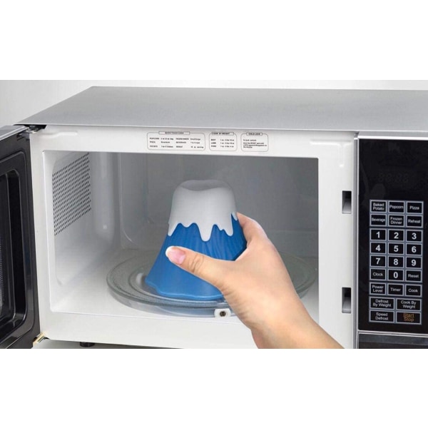 Volcano Microwave Oven Cleaner（Blå） Køkken Gadget Vand og Vi