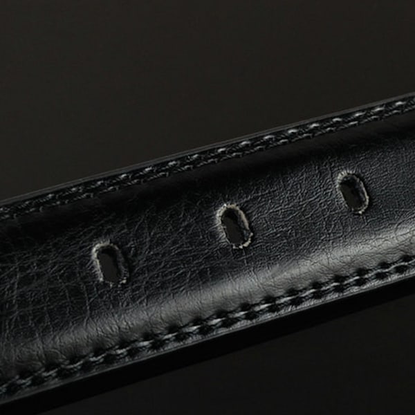 Bælte Herrebælte Bredde 3.3CM Spænde Bælte Casual Bælte Sort