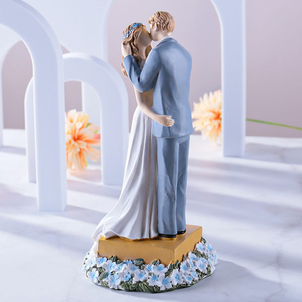 Brudepar Statuette Bryllupskage Toppere, Brud og Brudgom Figur