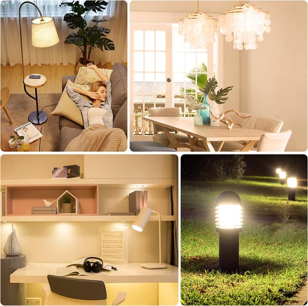 LED-maispære, dimbar, 1200LM kald hvit 6000K, 100W glødelampe