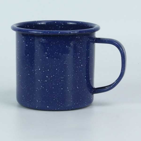 12 ounce emaljekrus til kaffe (blå)