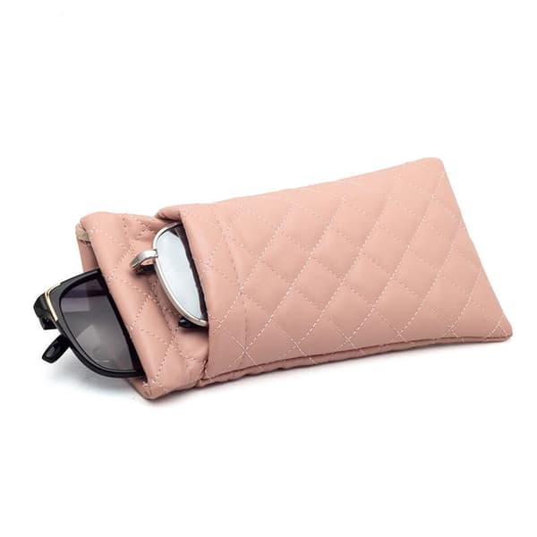 Blødt solbrilleetui, ultralet, pink, 1 stk