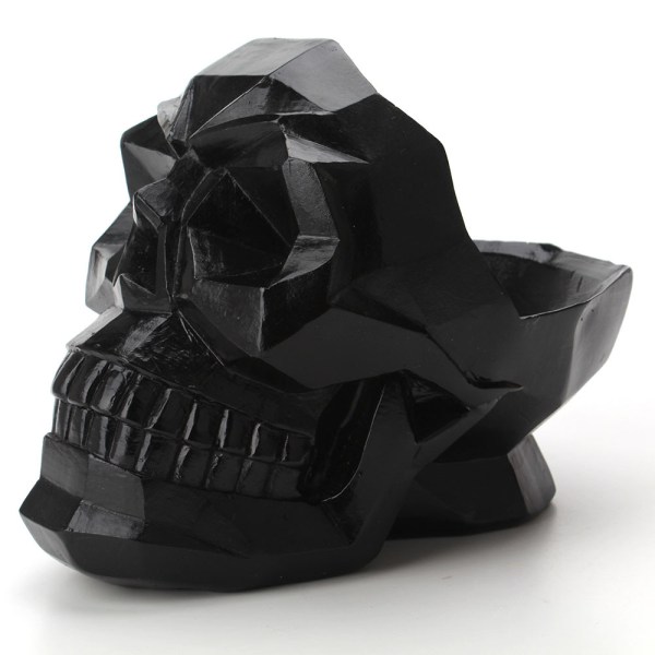 White-Creative Skull Desktop pieniä asioita TRIM up Box horror laz