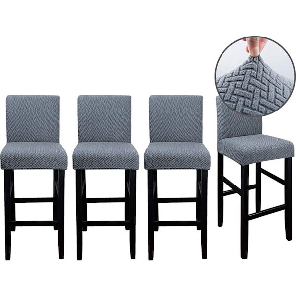 (Grå) Barpallsöverdrag, Diskpallsöverdrag, 2-pack för Res
