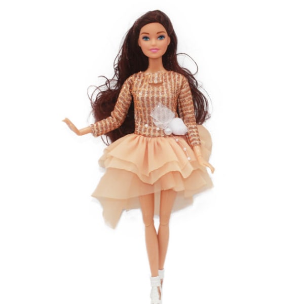4 stykker af 30cm Barbie dukke kjole kjole kjole kjole jakkesæt fa