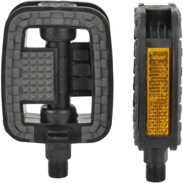 Pedals with Anti-Slip Strips and Reflectors, Compatible with All