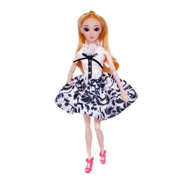 Barbie motekostyme, 5 deler, 5 dukketilbehør, for ch