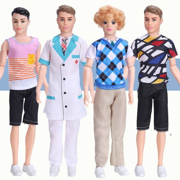 15 deler Barbie dukke for menn fritidsklær moteriktige menn