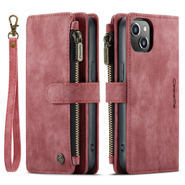 Rosa case Phone case Plånbok för iPhone 13 [6,1 tum], Fashion D