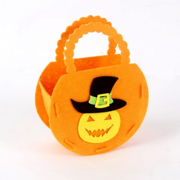 Halloween Pumpkin Candy Laukut lapsille, Trick or Treat Laukut Non-W
