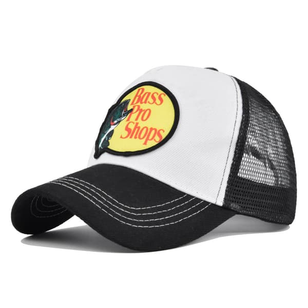 Baseballcaps Meshcaps Pustende \"Bass\" black