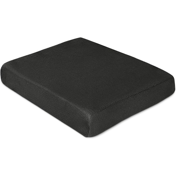 (Svart) Memory Foam Sittepute - Ergonomisk pute for kontorstol, bil, lenestol,