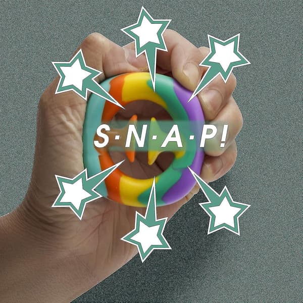 Stress Relief Snapper Fidget Toy, Jule Strømpe Stuffer