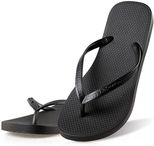 Dam sommar strand bröllop sandaler simbassäng smala tofflor B