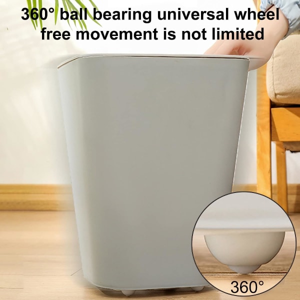 16 st självhäftande svängbara hjul, Universal 360° Rotation Trans