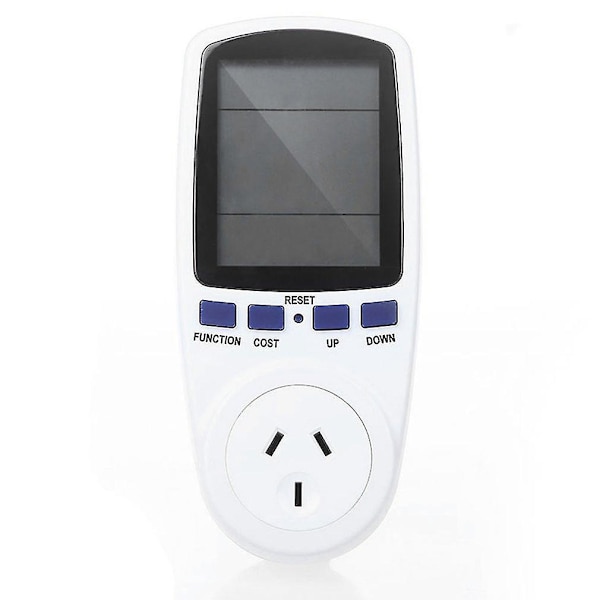 LCD-display digital energibesparande effektmätning 230v 50hz watt vo