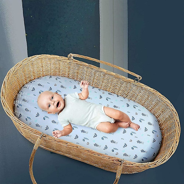 Bassinet Lakenset - Stretch Fitted Cradle Fitted Sheets For Matt