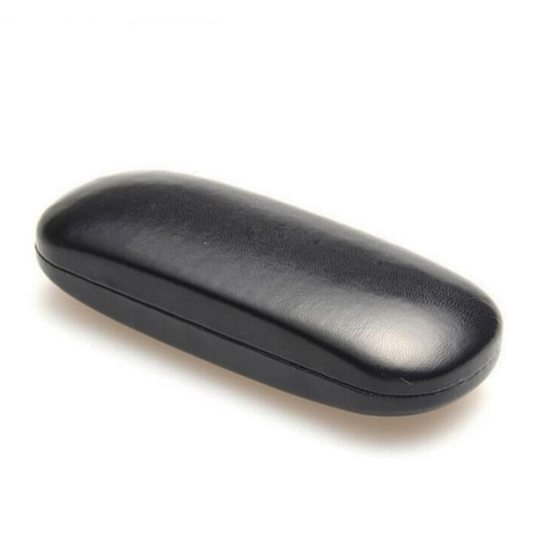 Sort etui i sort kunstlæder til små eller mellemstore stel D