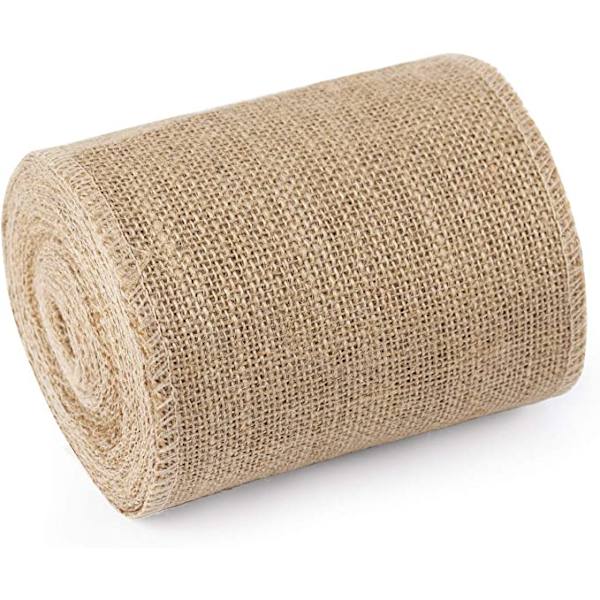 15 cm bred hessian - rustik bånd rulle til DIY håndværk håndværk gunst