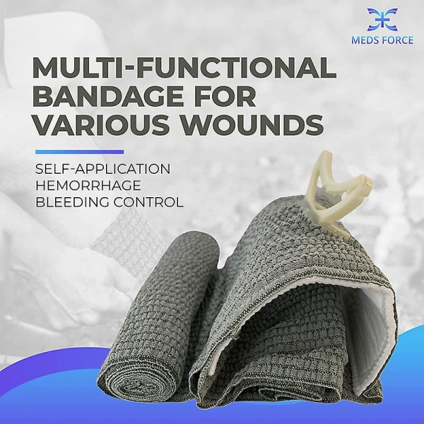 3kpl Erste-Hilfe-Hämostatische Bandage - Israelische Notfallbanda