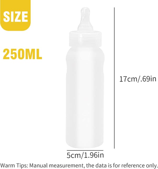 250 ml lammmatningsflaskor 10-pack boskapsdricksflaskor kannor getkalvmjölkvattenflaska lantbrukstillbehör flaska