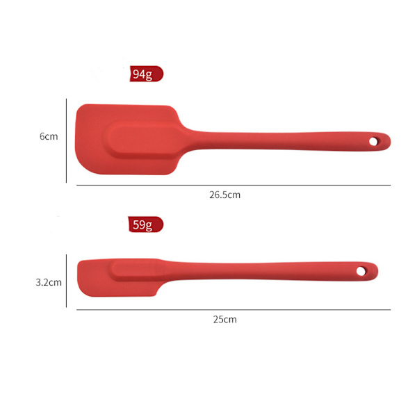 Silikonspatel för kök, silikonredskap som non-stick-matlagning