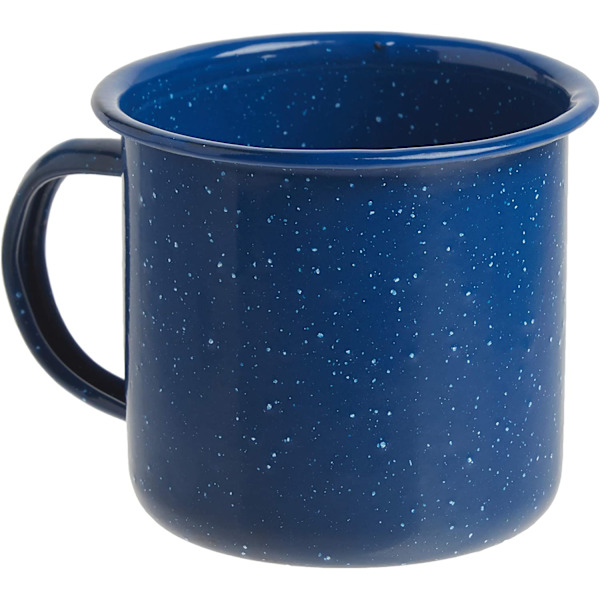 12 Ounce Enamelware Kaffeemugg (Blå)