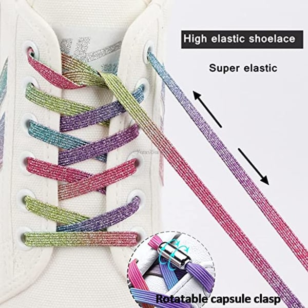 Elastiske snørebånd til voksne børn（2） - Elastiske, knudeløse snørebånd