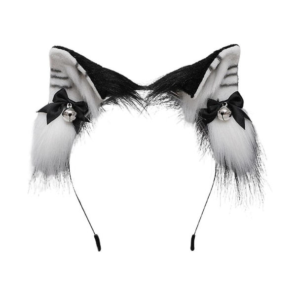 Cosplay Furry Headdress Bell Bow Hiusneula eläin kissan korville Kaw