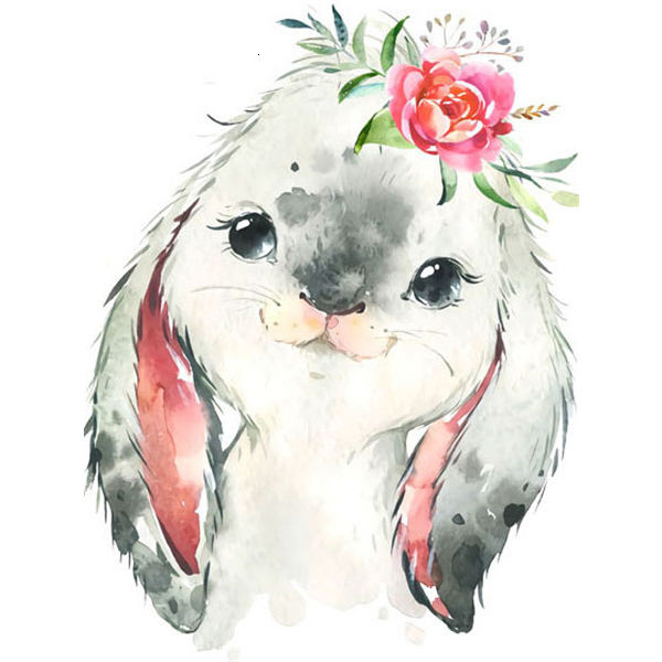 30x40cm 5D DIY timanttimaalaus täydellinen,Animaux de Dessins Animés#F,