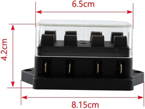 4-vejs bilsikringholder, medium blad bilsikringboks