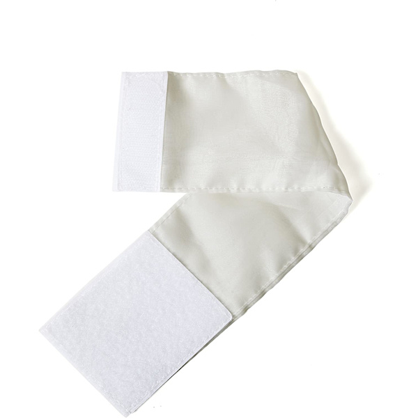 Glassdørpanel Vindusgardin Elegant Solid Voile Stanglomme