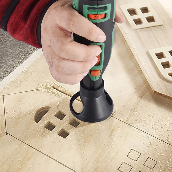 11-delt Rotary Multi Tool Tilbehørspakke, til Skæreguide Bor Bits Rotary Multi Skære Tool Kontrolleret Skæreguide