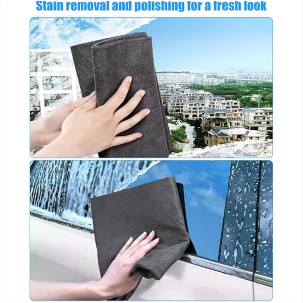 10 kpl Magic Thick Mikrokuitu Puhdistusliinat 40 x 30 cm Raidoitta Reusable Mikrokuituliinat Keittiölle Olohuoneelle