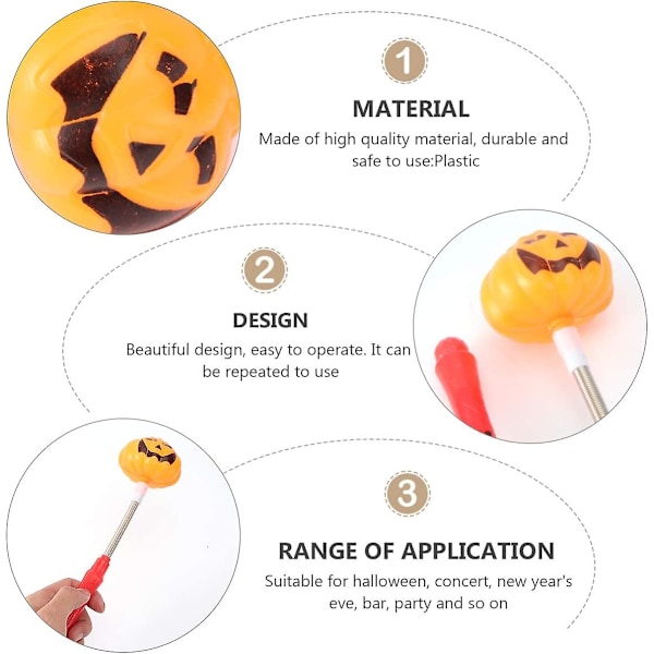 Halloween Blinkande Halloween Led Blinkande Stick Halloween Ljus