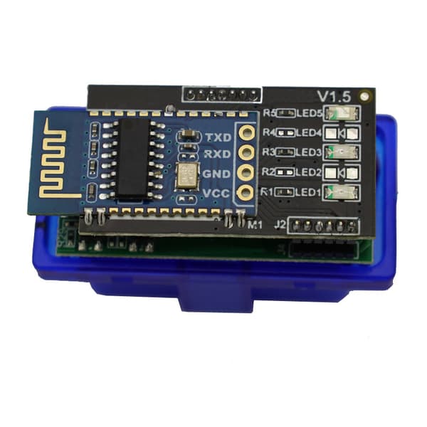 ELM327 dobbeltkort PIC25K80-chip OBD2 elm327 mini Bluetooth 5.1 bilfeildetektor